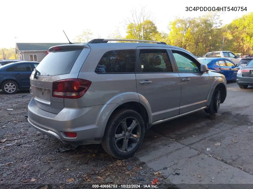 2017 Dodge Journey Crossroad Plus Awd VIN: 3C4PDDGG4HT540754 Lot: 40656753