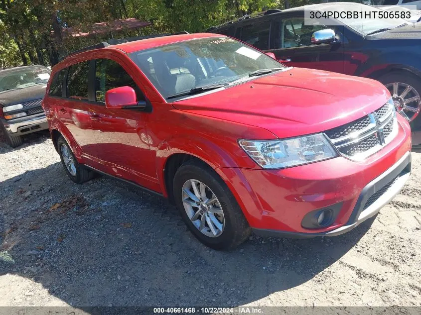 2017 Dodge Journey Sxt VIN: 3C4PDCBB1HT506583 Lot: 40661468