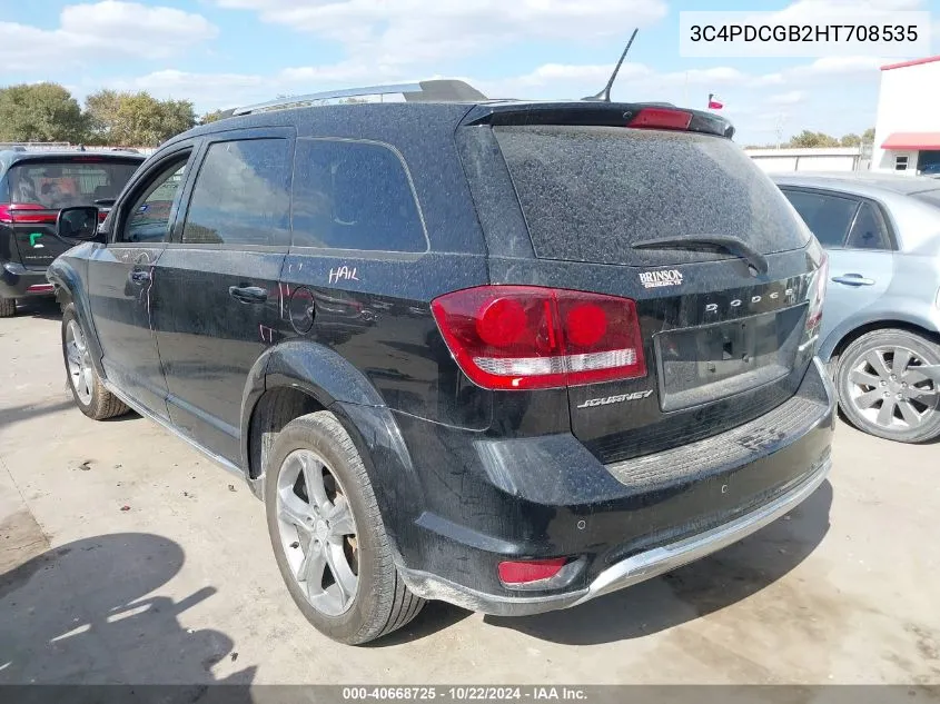 3C4PDCGB2HT708535 2017 Dodge Journey Crossroad Plus