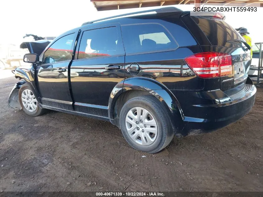 3C4PDCABXHT559493 2017 Dodge Journey Se