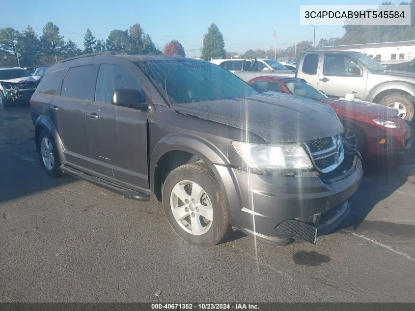 2017 Dodge Journey Se VIN: 3C4PDCAB9HT545584 Lot: 40671382