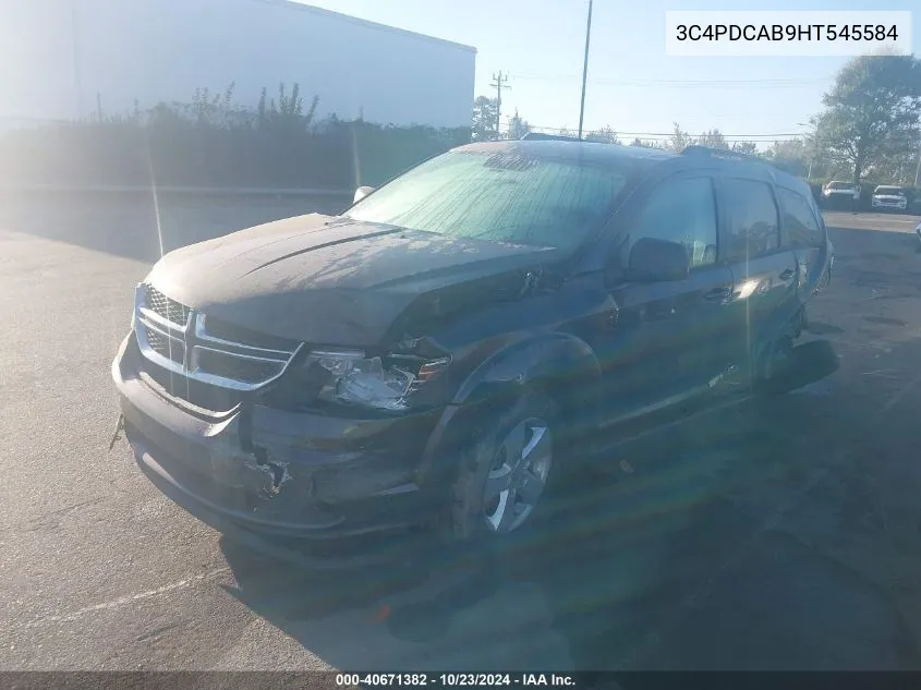 2017 Dodge Journey Se VIN: 3C4PDCAB9HT545584 Lot: 40671382