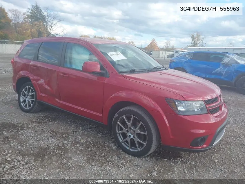 2017 Dodge Journey Gt Awd VIN: 3C4PDDEG7HT555963 Lot: 40679934