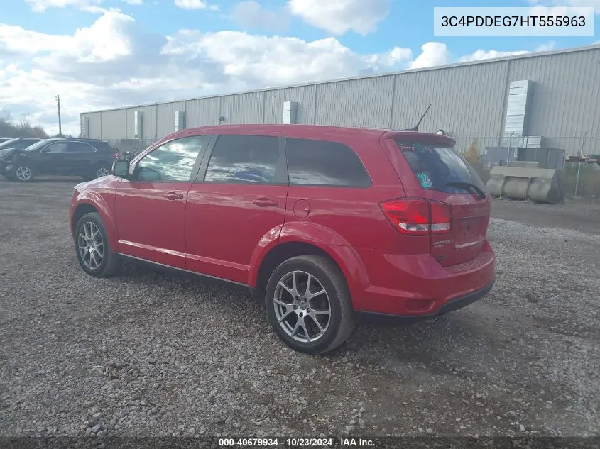 2017 Dodge Journey Gt Awd VIN: 3C4PDDEG7HT555963 Lot: 40679934