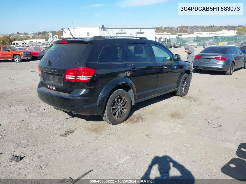 2017 Dodge Journey Se VIN: 3C4PDCAB5HT683073 Lot: 40680222