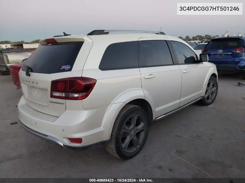 2017 Dodge Journey Crossroad Plus VIN: 3C4PDCGG7HT501246 Lot: 40685423