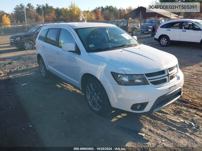 2017 Dodge Journey Gt Awd VIN: 3C4PDDEG2HT505391 Lot: 40693882