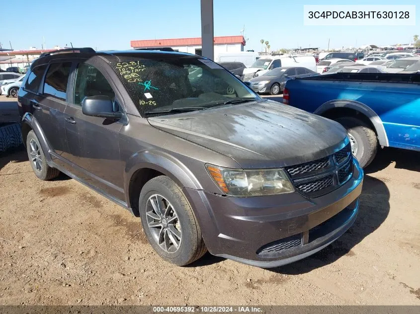 2017 Dodge Journey Se VIN: 3C4PDCAB3HT630128 Lot: 40695392