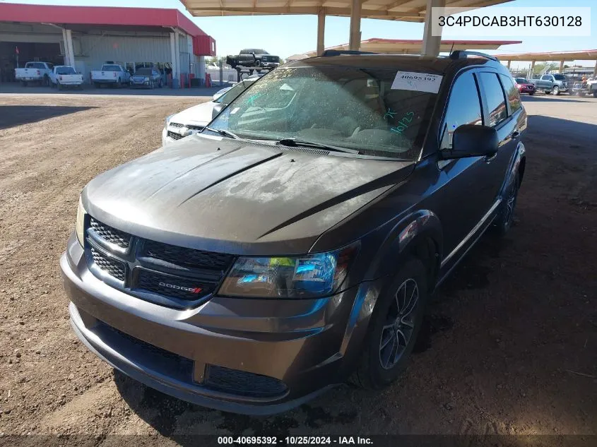 2017 Dodge Journey Se VIN: 3C4PDCAB3HT630128 Lot: 40695392