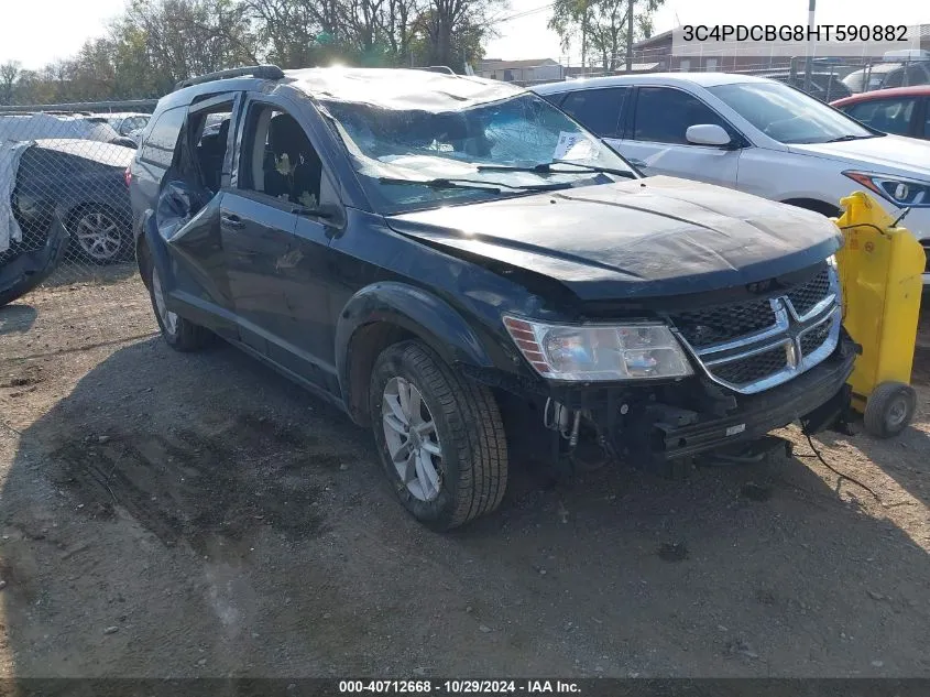 2017 Dodge Journey Sxt VIN: 3C4PDCBG8HT590882 Lot: 40712668