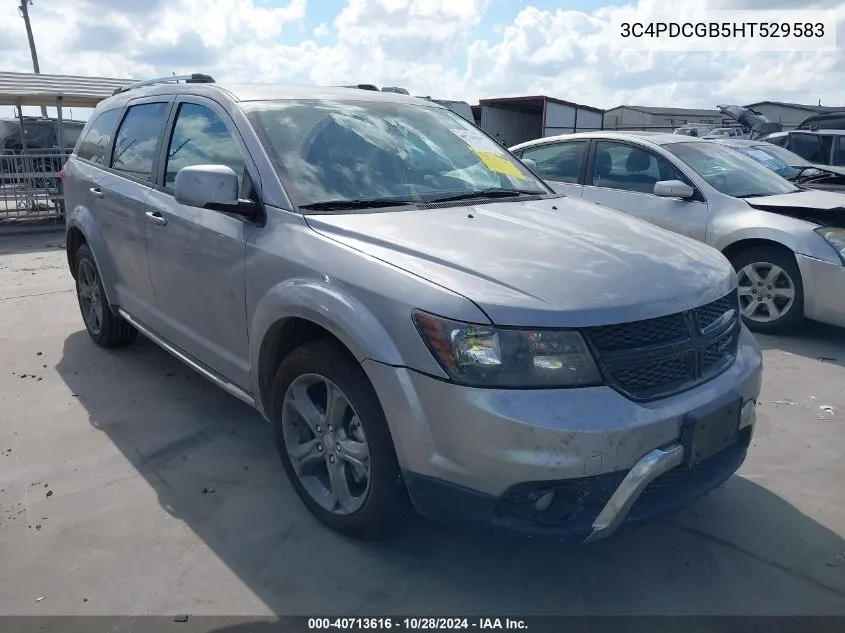 2017 Dodge Journey Crossroad Plus VIN: 3C4PDCGB5HT529583 Lot: 40713616