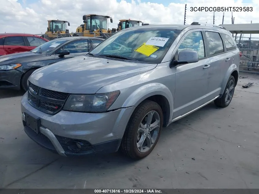 2017 Dodge Journey Crossroad Plus VIN: 3C4PDCGB5HT529583 Lot: 40713616