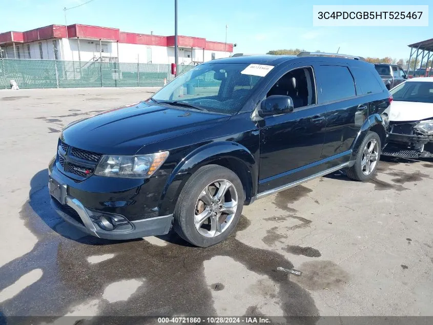 2017 Dodge Journey Crossroad Plus VIN: 3C4PDCGB5HT525467 Lot: 40721860