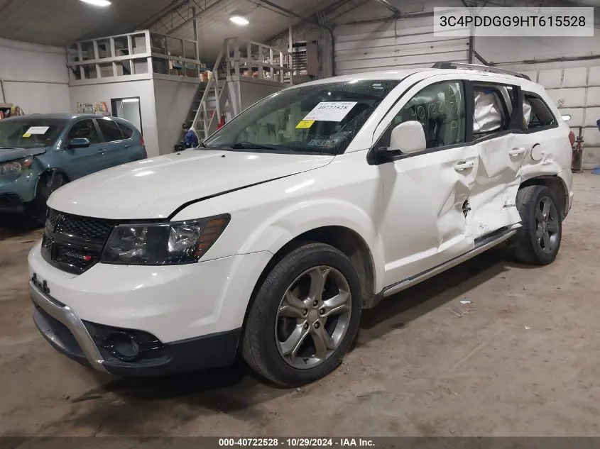 2017 Dodge Journey Crossroad Plus Awd VIN: 3C4PDDGG9HT615528 Lot: 40722528