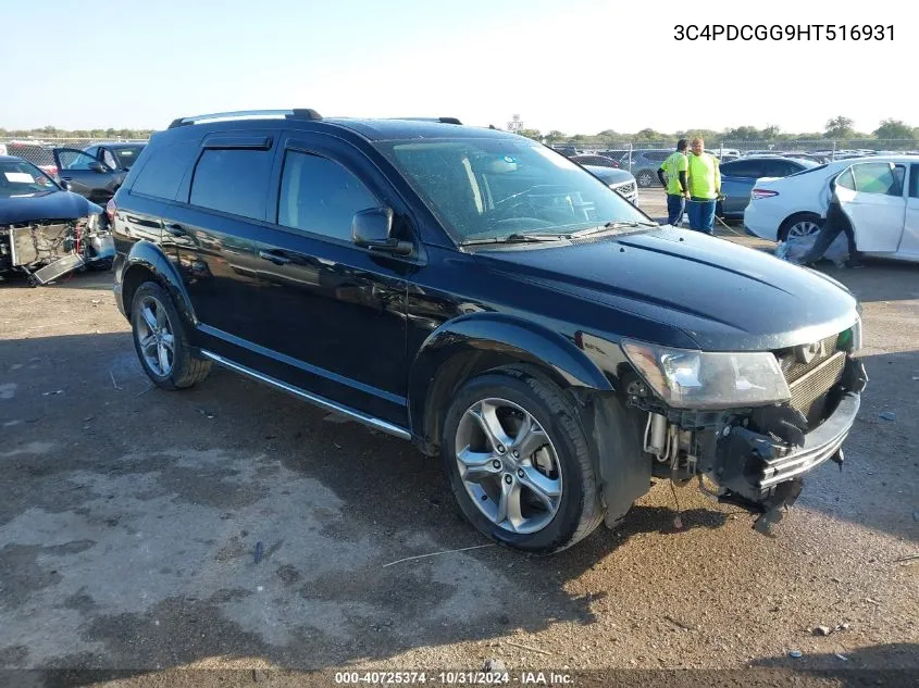 2017 Dodge Journey Crossroad VIN: 3C4PDCGG9HT516931 Lot: 40725374