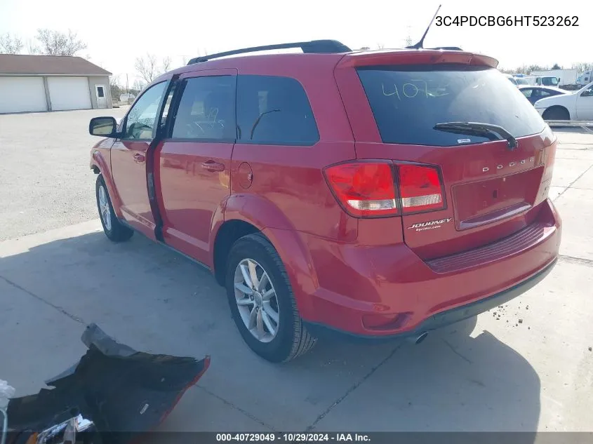 3C4PDCBG6HT523262 2017 Dodge Journey Sxt