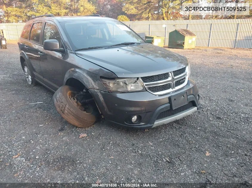 2017 Dodge Journey Sxt VIN: 3C4PDCBG8HT509525 Lot: 40751838