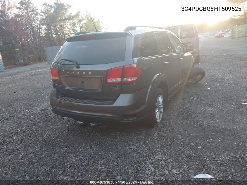 2017 Dodge Journey Sxt VIN: 3C4PDCBG8HT509525 Lot: 40751838