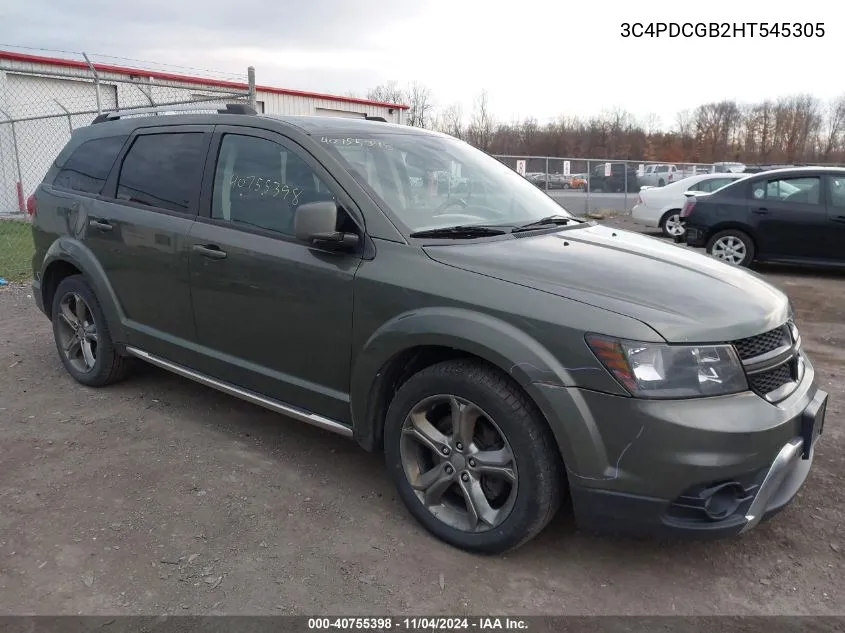 2017 Dodge Journey Crossroad Plus VIN: 3C4PDCGB2HT545305 Lot: 40755398