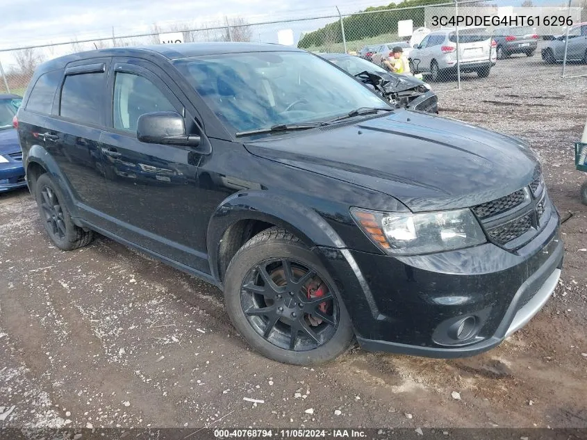 2017 Dodge Journey Gt Awd VIN: 3C4PDDEG4HT616296 Lot: 40768794