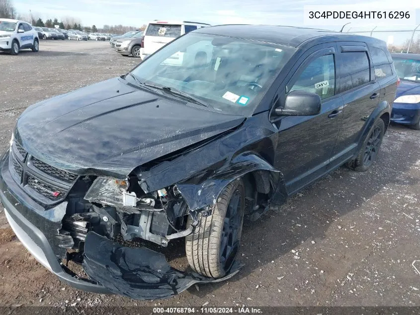 2017 Dodge Journey Gt Awd VIN: 3C4PDDEG4HT616296 Lot: 40768794