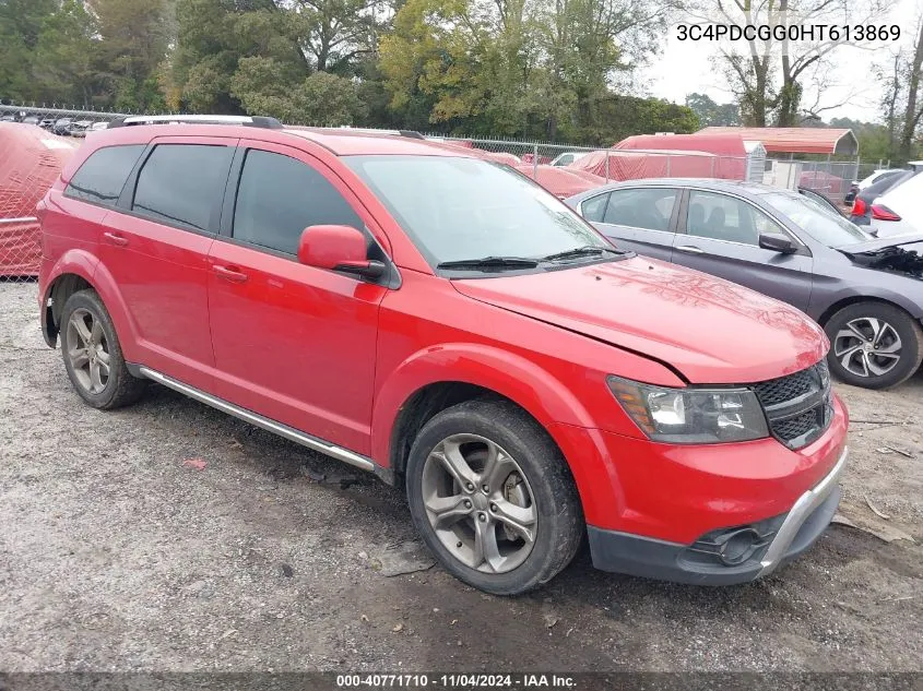 2017 Dodge Journey Crossroad Plus VIN: 3C4PDCGG0HT613869 Lot: 40771710