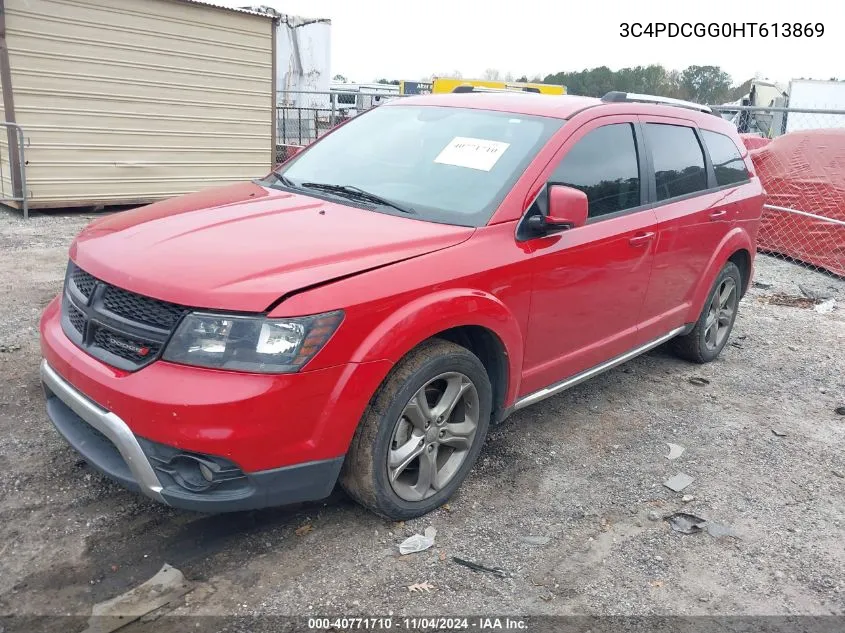 2017 Dodge Journey Crossroad Plus VIN: 3C4PDCGG0HT613869 Lot: 40771710