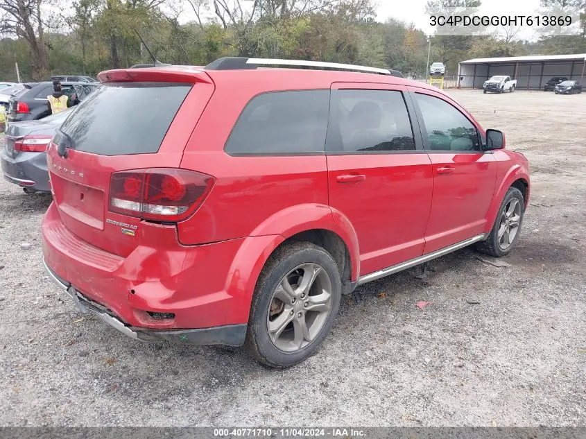 2017 Dodge Journey Crossroad Plus VIN: 3C4PDCGG0HT613869 Lot: 40771710