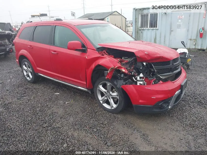 2017 Dodge Journey Crossroad Awd VIN: 3C4PDDGG4HT583927 Lot: 40774391