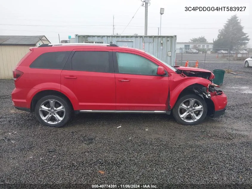 2017 Dodge Journey Crossroad Awd VIN: 3C4PDDGG4HT583927 Lot: 40774391