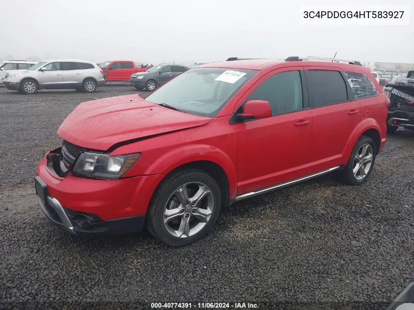 2017 Dodge Journey Crossroad Awd VIN: 3C4PDDGG4HT583927 Lot: 40774391