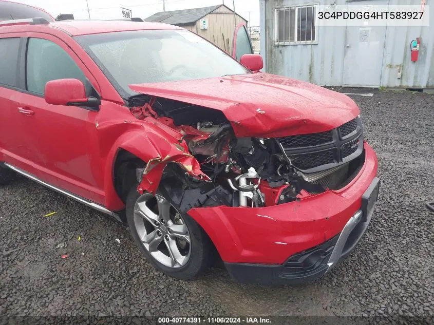 2017 Dodge Journey Crossroad Awd VIN: 3C4PDDGG4HT583927 Lot: 40774391