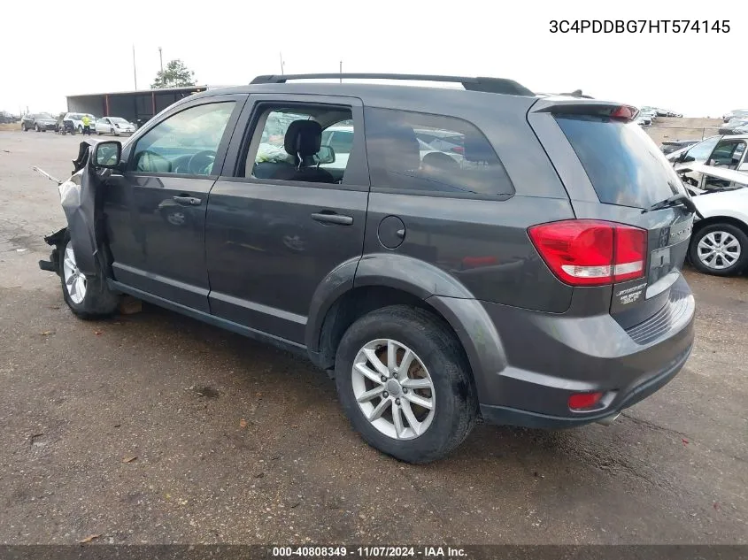 3C4PDDBG7HT574145 2017 Dodge Journey Sxt