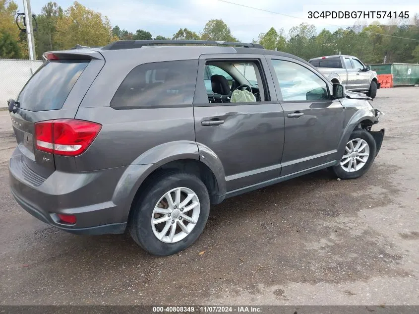 3C4PDDBG7HT574145 2017 Dodge Journey Sxt