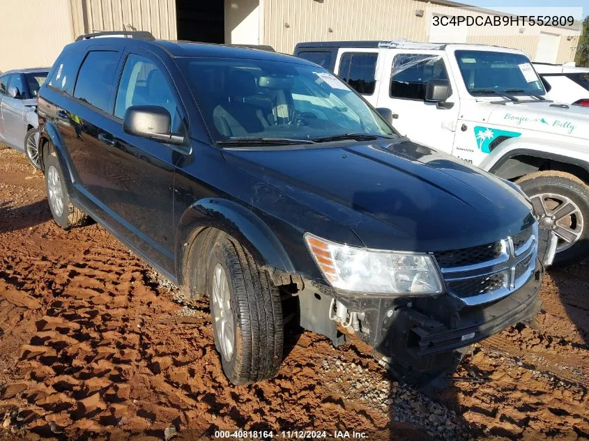 3C4PDCAB9HT552809 2017 Dodge Journey Se