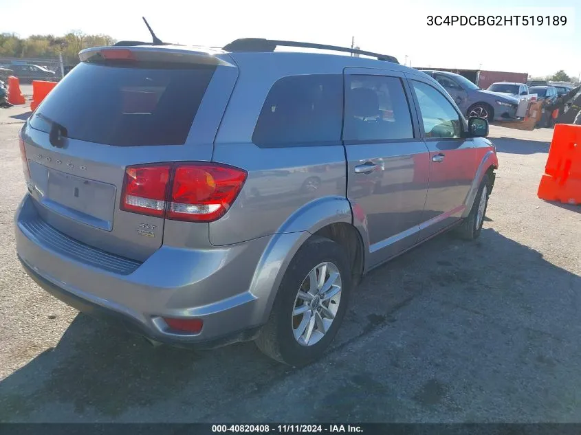 3C4PDCBG2HT519189 2017 Dodge Journey Sxt