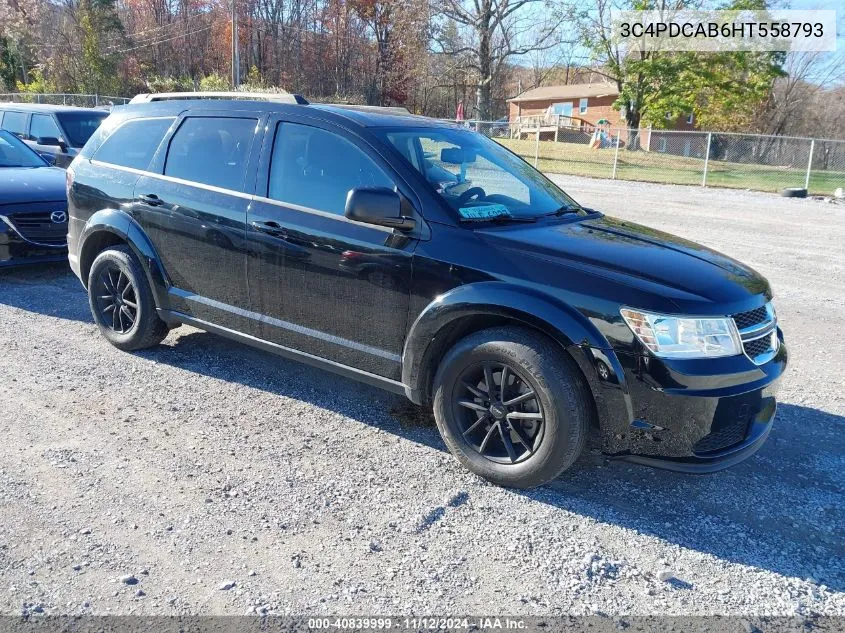 3C4PDCAB6HT558793 2017 Dodge Journey Se