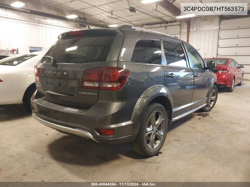 2017 Dodge Journey Crossroad Plus VIN: 3C4PDCGB7HT563573 Lot: 40844384