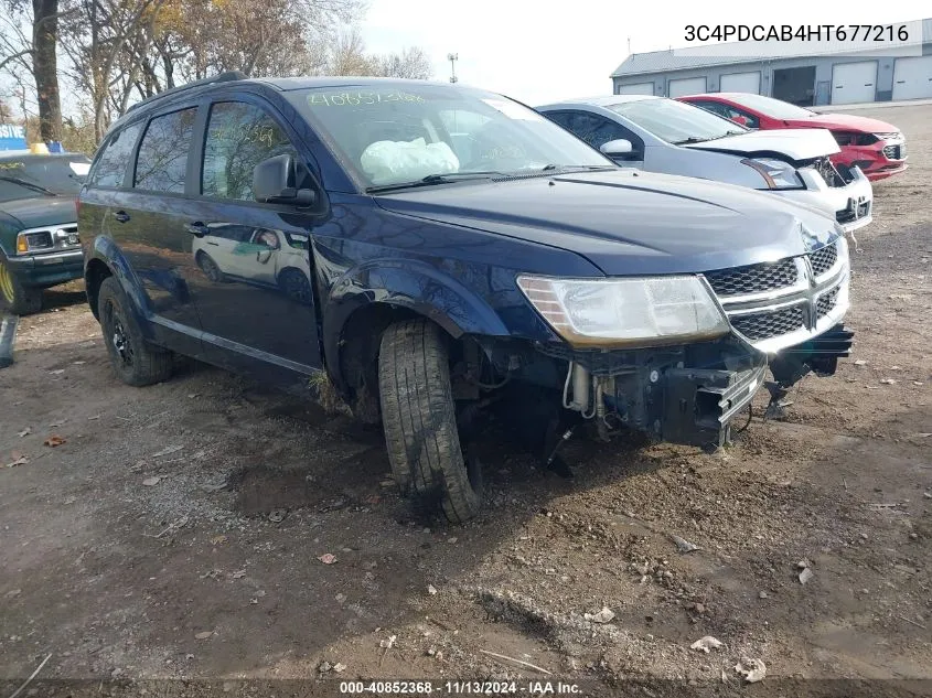 3C4PDCAB4HT677216 2017 Dodge Journey Se