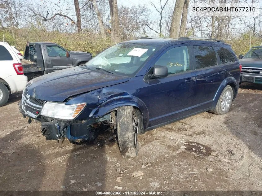 3C4PDCAB4HT677216 2017 Dodge Journey Se