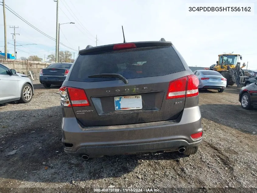 2017 Dodge Journey Sxt Awd VIN: 3C4PDDBG5HT556162 Lot: 40870789