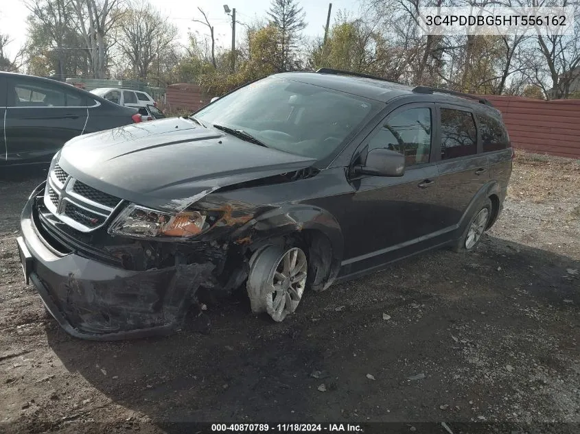 2017 Dodge Journey Sxt Awd VIN: 3C4PDDBG5HT556162 Lot: 40870789