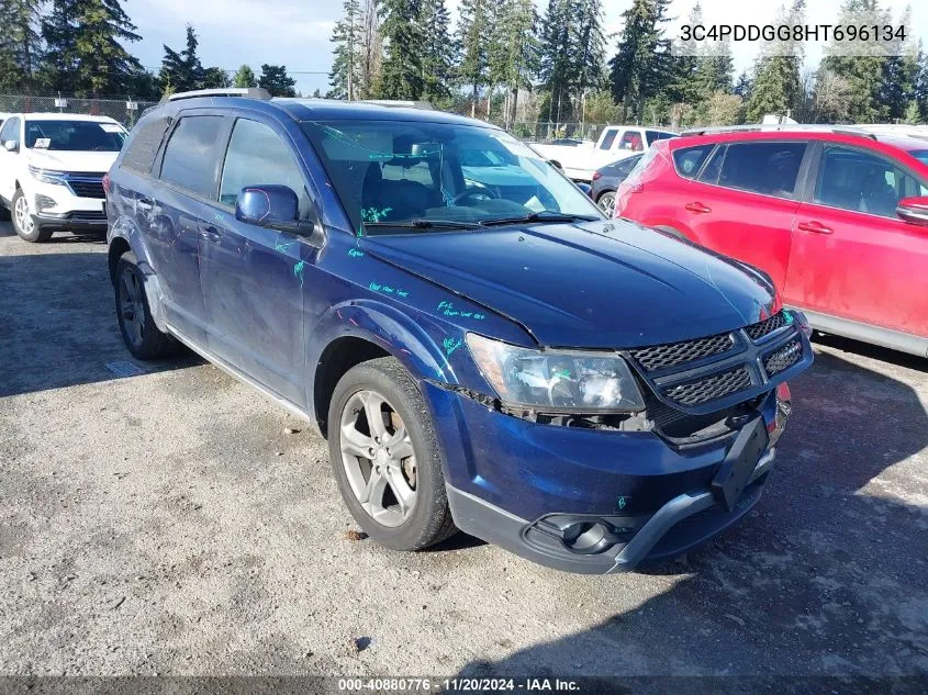 2017 Dodge Journey Crossroad Plus Awd VIN: 3C4PDDGG8HT696134 Lot: 40880776