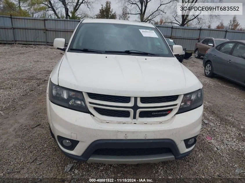 2017 Dodge Journey Gt VIN: 3C4PDCEG9HT683552 Lot: 40881522