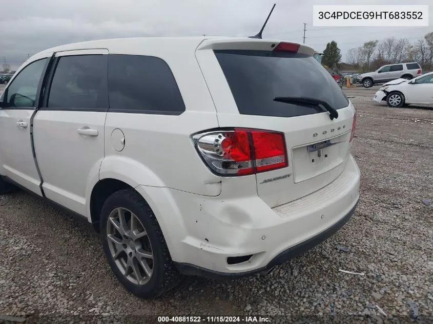 2017 Dodge Journey Gt VIN: 3C4PDCEG9HT683552 Lot: 40881522