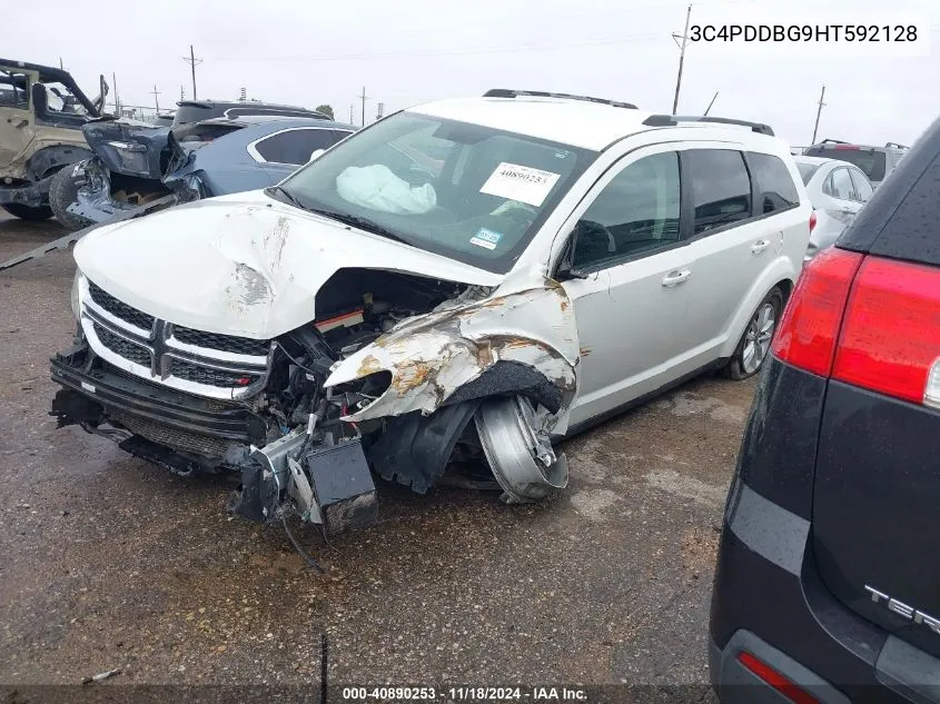 2017 Dodge Journey Sxt Awd VIN: 3C4PDDBG9HT592128 Lot: 40890253