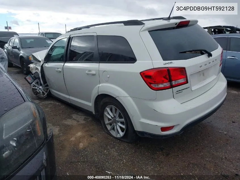 2017 Dodge Journey Sxt Awd VIN: 3C4PDDBG9HT592128 Lot: 40890253