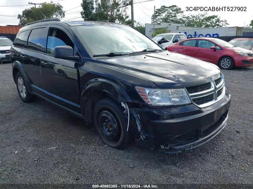 2017 Dodge Journey Se VIN: 3C4PDCAB6HT527902 Lot: 40892385