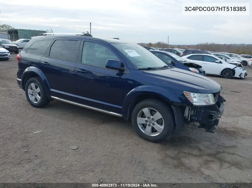 2017 Dodge Journey Crossroad Plus VIN: 3C4PDCGG7HT518385 Lot: 40902973