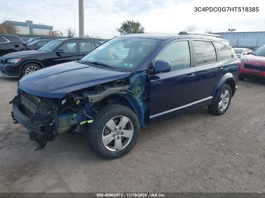 2017 Dodge Journey Crossroad Plus VIN: 3C4PDCGG7HT518385 Lot: 40902973